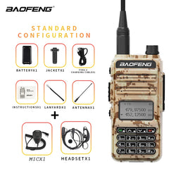 Baofeng RD-K5 Ham Walkie Talkie High Gain Antenna Encryption Anti-interference Air Band 108-136 Mhz 5-10KM Uhf Vhf Two Way Radio