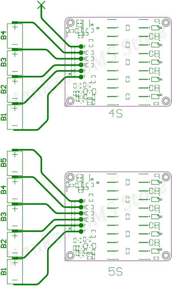 NEEY 5A Active Equalizer Balancer 3S 4S 5S 6S 7S 8S 9S 10S 11S 12S 13S 14S 15S 16S 17S Lifepo4/lipo/lto Battery Energy Capacitor
