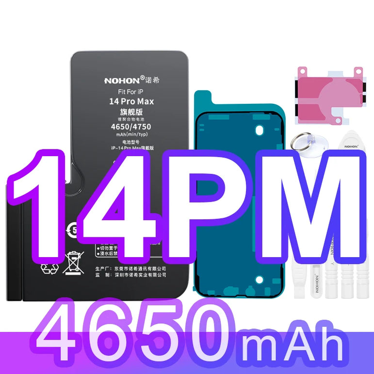 NOHON 3500mAh Battery for iPhone 14 13 11 12 Pro 15 SE 2022 2020 SE3 SE2 X XR XS Max Replacement Batteries Big Capacity