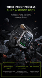 New KUMI U3 Pro Smart Watch 1.83'' Smartwatch Bluetooth Call 100+ Sport Heart Rate for Men Women Support IP68 Waterproof