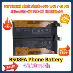 For Xiaomi Black Shark 4 Pro 4Pro / 4S Pro 4SPro PRS-H0 PRS-A0 5RS KSR-A0 New High Quality 4500mAh BS08FA Phone Battery