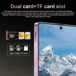 Magnetic Cases For New SMS 25 Ultra Cellphone Dual Sim 22GB+2TB Smartphone Back Cover For Android Original Cell Mobile Phone