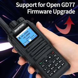 1701 open gd77 Baofeng Digital Walkie Talkie Dual Mode DMR Analog Two Way Radio Dual Time slot Tier 1+2 Dr 1801