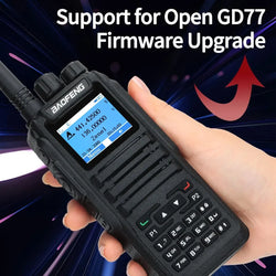 1701 open gd77 Baofeng Digital Walkie Talkie Dual Mode DMR Analog Two Way Radio Dual Time slot Tier 1+2 Dr 1801