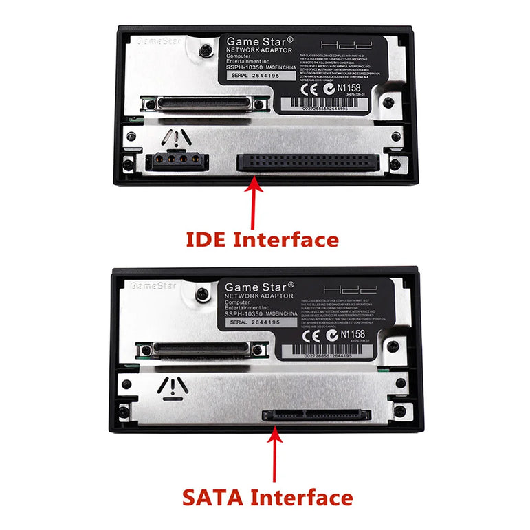 1/2Pcs Universal Game Console Adapter SATA Interface Console Network Adapter 2.5/3.5 Inch SATA HDD Gaming Accessories for PS2