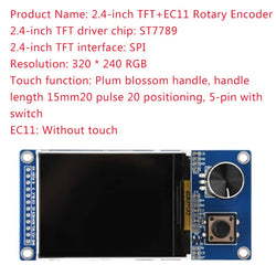 0.96/1.3/1.8/2.4-inch OLED display screen with matrix 4 key interfaces/EC11 rotary encoder combination module IIC/SPI interface