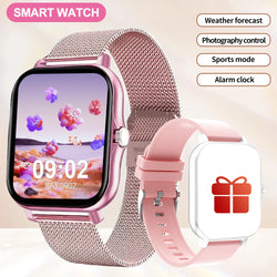 Smartwatch, multi-sport mode, call reminder/rejection, message reminder view, unisex, suitable for Android and iPhone