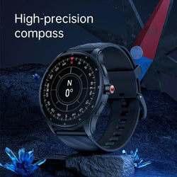 KUMI GW5 Pro Smartwatch 1.43" AMOLED IP68 Waterproof Bluetooth 5.2 Fitness Tracker Heart Rate Blood Oxygen Monitor