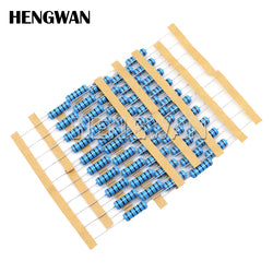 150PCS 300PCS 1/2W 1W 2W 3W Resistance 1% Metal Film Resistor Assortment Kit Set 30Kinds Each 5/10PCS 1R~750R 1K~820K Ohm
