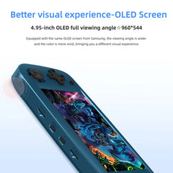 Anbernic RG503 Retro Handheld Video Game Console 4.95-inch OLED Screen Linux System Portable Game Player RK3566 Bluetooth 5G Wif
