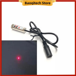 12mm red dot shaped cross shaped adjustable laser positioning lamp 650nm 5mW  DC plug 3V 5V 9V 12V