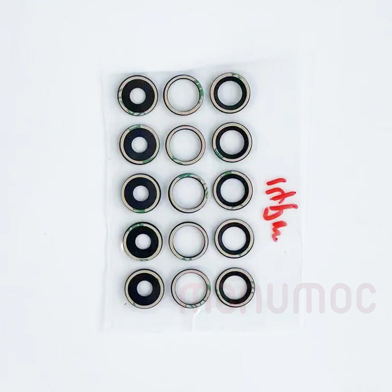 5set OEM Back Camera Glass Lens With Sticker Tape For iPhone 7 8 Plus X XS Max XR 11 13 Pro 14 Plus 12 mini 15 16 Phone Repair