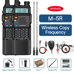 Baofeng M-5R 10W Walkie Talkie 3800mAh Battery Multi Band Wireless Copy Frequency Long Range Commutator Ham UV-5Rx K5 Two Way Ra