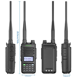 BaoFeng M-13 PRO V1 V2 High Power Multi Band Walkie Talkie Type C Charger Long Range Upgraded UV-13 PRO V1 V2 Ham Two Way Radio