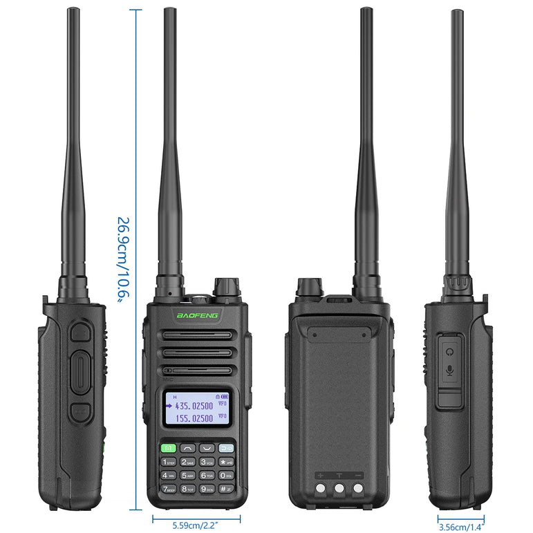BaoFeng M-13 PRO V1 V2 High Power Multi Band Walkie Talkie Type C Charger Long Range Upgraded UV-13 PRO V1 V2 Ham Two Way Radio
