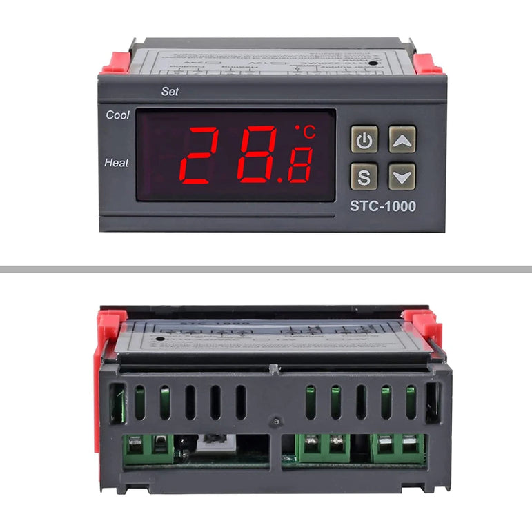 STC-1000 LED Digital Thermostat for Incubator Temperature Controller STC 1000 Thermoregulator Relay Heating Cooling 12V/24V/110V