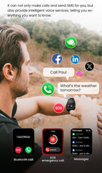 HAYLOU IRON N1 Smartwatchs 2.13’’ AMOLED Display 5ATM Waterproof Bluetooth Call Outdoor Sport Smart Watch 30 Days Battery Life