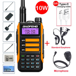2025 Baofeng UV-16 Max IP68 Waterproof Walkie Talkie Dual Band High Power CB Radio Vhf Uhf CB Ham Radio Long Range Two Way Radio