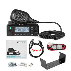 TYT MD-9600 PLUS GPS AES 256 Dual Band DMR Mobile Radio 50/45/25W Car Truck Transceiver 136-174MHz 400-480Mhz Amateur Radio