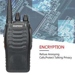 1/2 PCS Baofeng BF 888S Walkie Talkie UHF 400 470MHz 888s Long Range Two Way Ham Radios Transceiver for Hunting Hotel