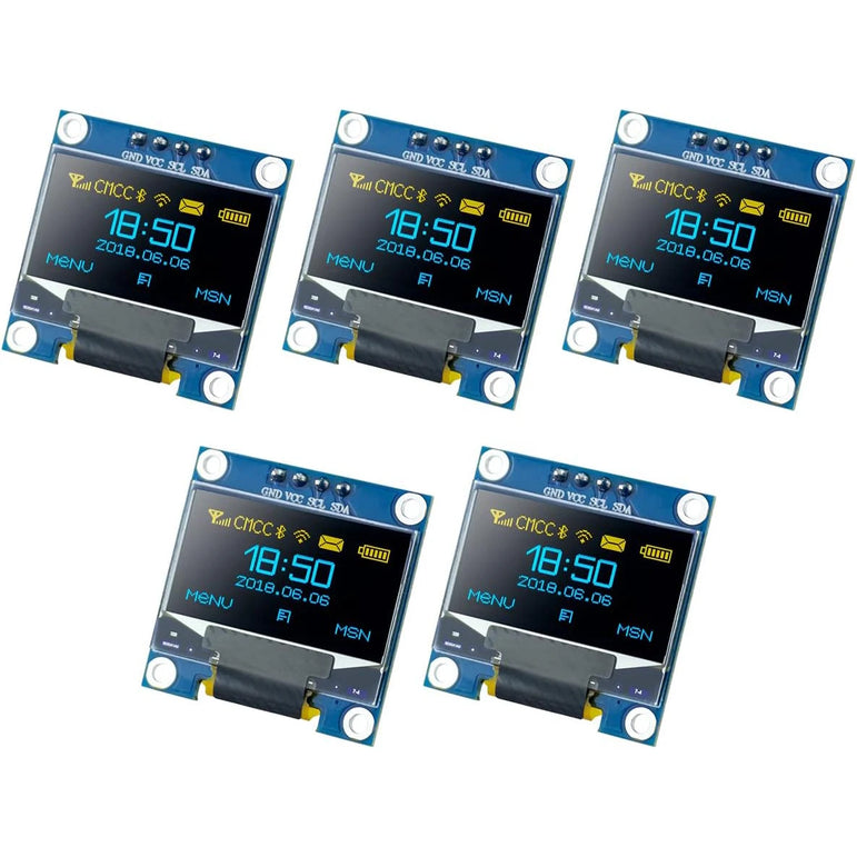 0.96 Inch OLED I2C IIC Display Module 12864 128x64 Pixel SSD1306 Mini Self-Luminous OLED Screen Board for Arduino Raspberry Pi