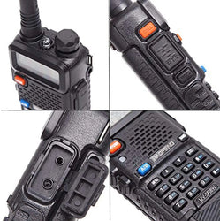 Baofeng UV-5R 8W Long Range Walkie Talkie 3800mAh Type-c Ham Amateur Communication Two Way Radio for Adults Camping