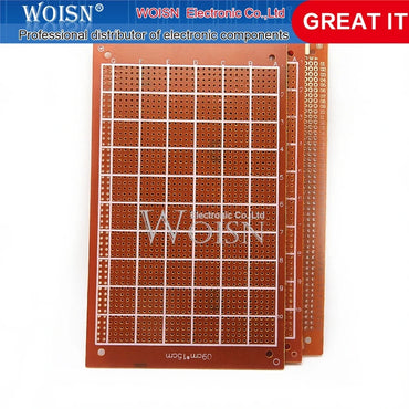 Universal experimental board 9*15 9x15CM single-sided bakelite PCB circuit board yellow-brown ordinary board