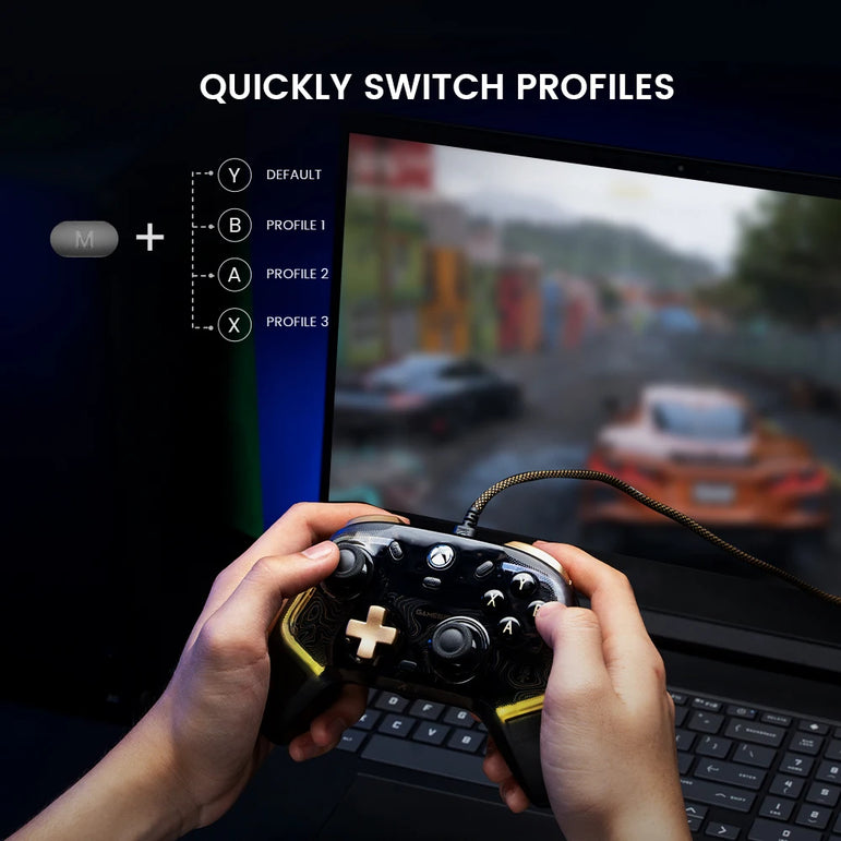 GameSir Kaleid Flux Xbox Gaming Controller Wired Gamepad for Xbox Series X, Xbox Series S, Xbox One, with Hall Effect Joystick