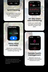 HAYLOU IRON N1 Smartwatchs 2.13’’ AMOLED Display 5ATM Waterproof Bluetooth Call Outdoor Sport Smart Watch 30 Days Battery Life