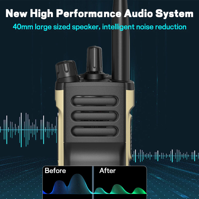 Baofeng UV-32 Walkie Talkie GPS 10W Wireless Bluetooth APP Programming Air Band Type-C NOAA for UV-5R Amateur Two Way Ham Radio