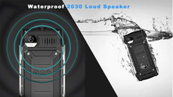 EAOR 2G Rugged Flashlight 4000mAh Big Battery Power Bank IP68 Waterproof 2.8 IPS large screen 0.3M cam MTK feature mobile Phone