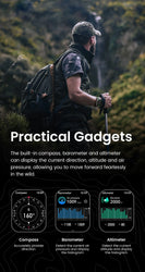 HAYLOU IRON N1 Smartwatchs 2.13’’ AMOLED Display 5ATM Waterproof Bluetooth Call Outdoor Sport Smart Watch 30 Days Battery Life