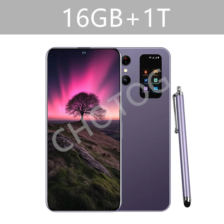 New Back Cover For S25 Ultra Smartphone 7.3HD Original Cellphones 5G Dual Sim 7800mAh Cell Phone Android 14 Mobile Phones Cover