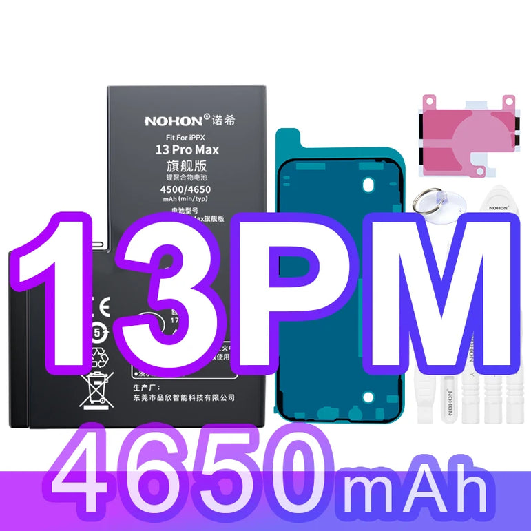 NOHON 3500mAh Battery for iPhone 14 13 11 12 Pro 15 SE 2022 2020 SE3 SE2 X XR XS Max Replacement Batteries Big Capacity