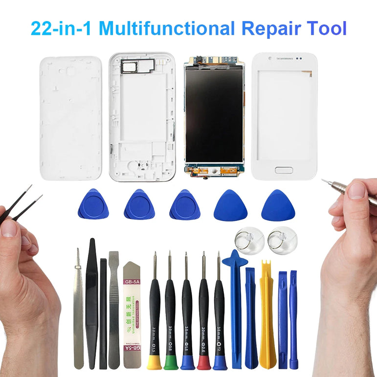 22 in 1 Multifunctional Disassembly Tool Mobile Phone Laptop Screwdriver Maintenance Kit Phone Laptop Disassemble Hand Tool Set