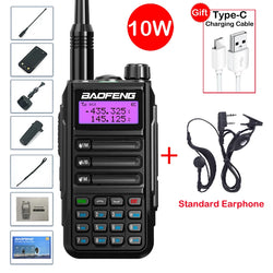2025 Baofeng UV-16 Max IP68 Waterproof Walkie Talkie Dual Band High Power CB Radio Vhf Uhf CB Ham Radio Long Range Two Way Radio