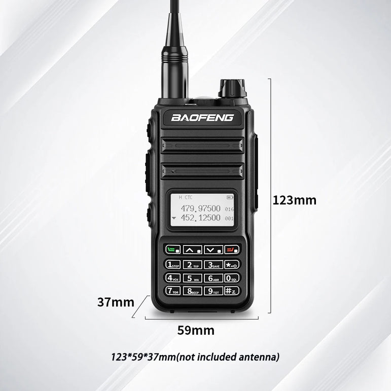 Baofeng RD-K5 Ham Walkie Talkie High Gain Antenna Encryption Anti-interference Air Band 108-136 Mhz 5-10KM Uhf Vhf Two Way Radio