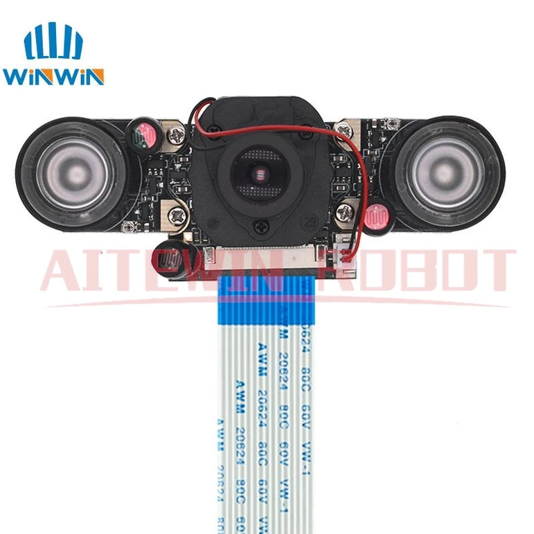 Raspberry Pi 4 Night Vision Fisheye Camera Module 5MP OV5647 Webcam With Infrared IR Sensor LED Light For Raspberry Pi 4B/3B+/3B