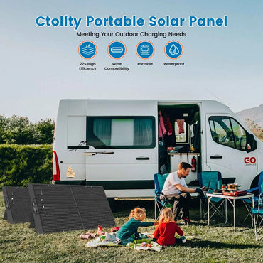 100W Solar Panel Portable Folding 54W 36W 21W Solar Generator for Camping Balcony photovoltaic panels Waterproof