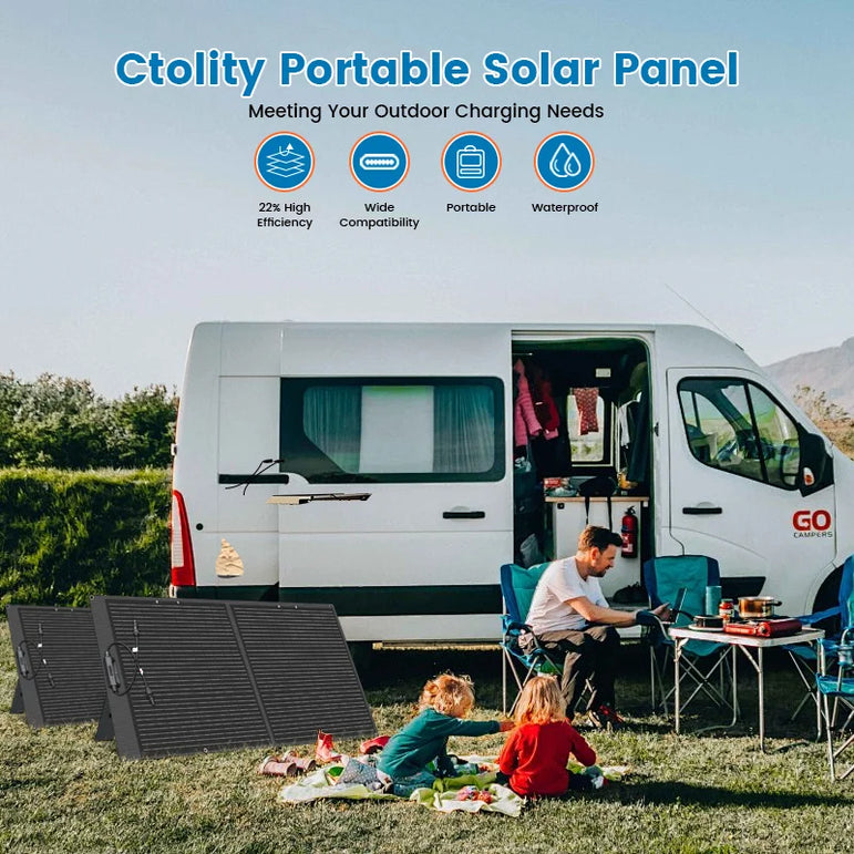 100W Solar Panel Portable Folding 54W 36W 21W Solar Generator for Camping Balcony photovoltaic panels Waterproof