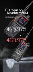 Radtel RT-470X Full Band Ham Radio 256 Channel Air Band Two Way Radio USB-C Aviation NOAA Police Marine Amateur HT Scanner Roger