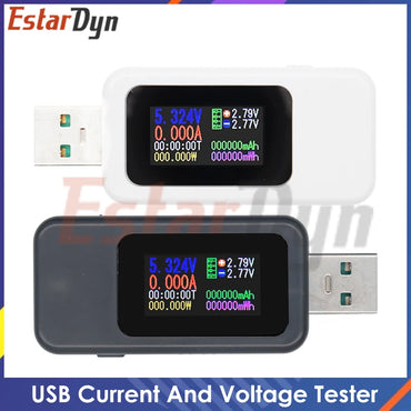 10 in 1 USB Tester DC Digital Voltmeter Amperimetro Current Voltage Meter Amp Volt Ammeter Detector Power Bank Charger Indicator