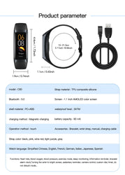 LIGE 1.1 inch Amoled Smart Watch Smartwatch Band Women Heart Rate Monitoring Waterproof men Smart Bracelet Sport Fitness Tracker