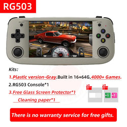 Anbernic RG503 Retro Handheld Video Game Console 4.95-inch OLED Screen Linux System Portable Game Player RK3566 Bluetooth 5G Wif