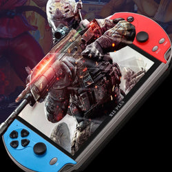 X12 Plus Handheld Game Console 7.1 inch HD Screen Handheld Portable Video Player Built-in 10,000 Classic Video Games Console