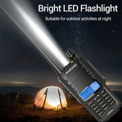 Baofeng UV-9R Plus IP68 Dual Band Waterproof Walkie Talkie 10KM Long Range Portable HF Transceiver CB Hunting Ham Radio