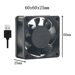 Silent USB fan 40mm 50mm 60mm 70mm 80mm 90mm 120mm cooling fans cooler With USB Cable Ventilator Fan for DIY PC Router chassis