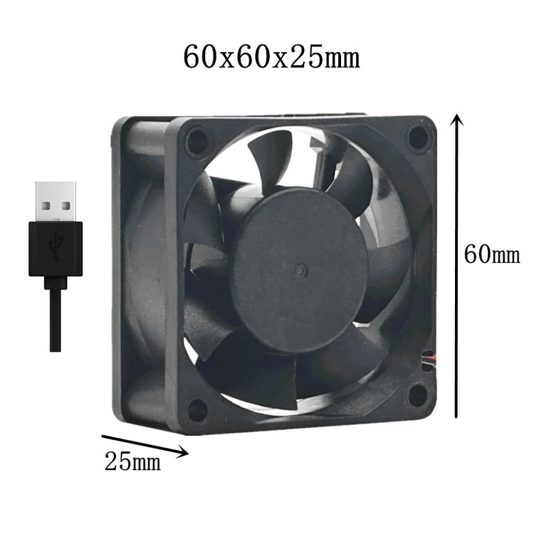 Silent USB fan 40mm 50mm 60mm 70mm 80mm 90mm 120mm cooling fans cooler With USB Cable Ventilator Fan for DIY PC Router chassis