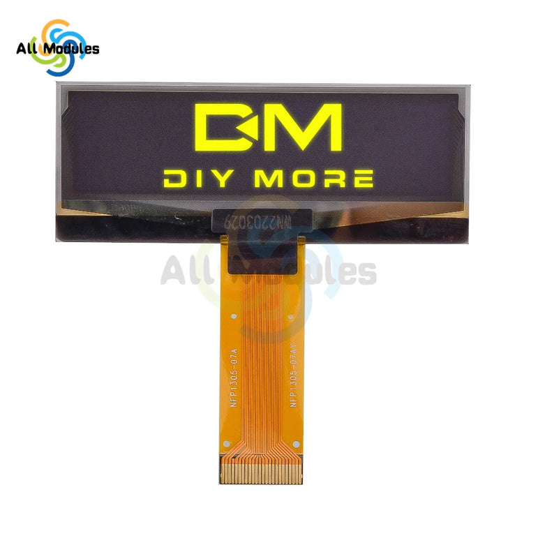 2.23 inch 24 Pin OLED Display 12832 LCD Screen SSD1305 Drive IC 128*32 SPI Interface White Green Yellow Blue