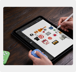 8BitDo Micro Bluetooth Controller Pocket-sized Mini gamepad for Switch, Android, and Raspberry Pi, Support Keyboard Mode